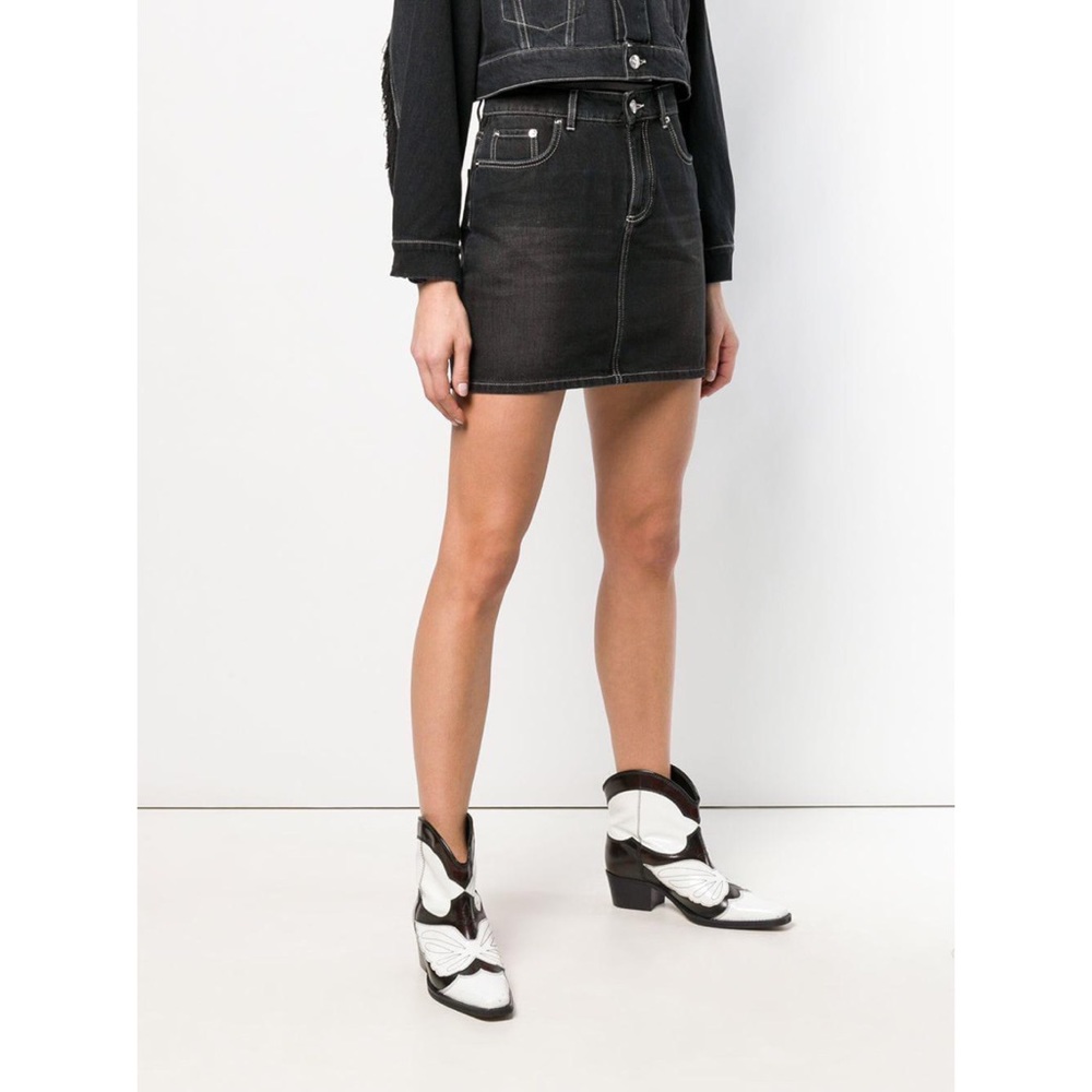 NWT GANNI Denim Mini Skirt